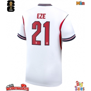 England Eberechi Eze #21 Replica Home Stadium Shirt World Cup 2026 Short Sleeve